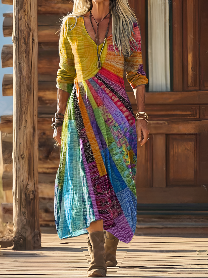 Luna | Vestido bohemio con diseño veraniego