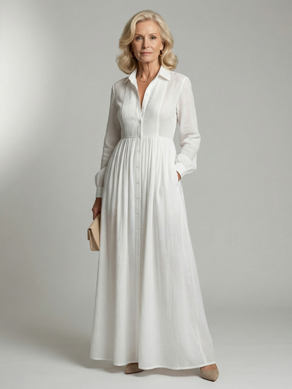 Lioren™ | Vestido Maxi de Caída Suave