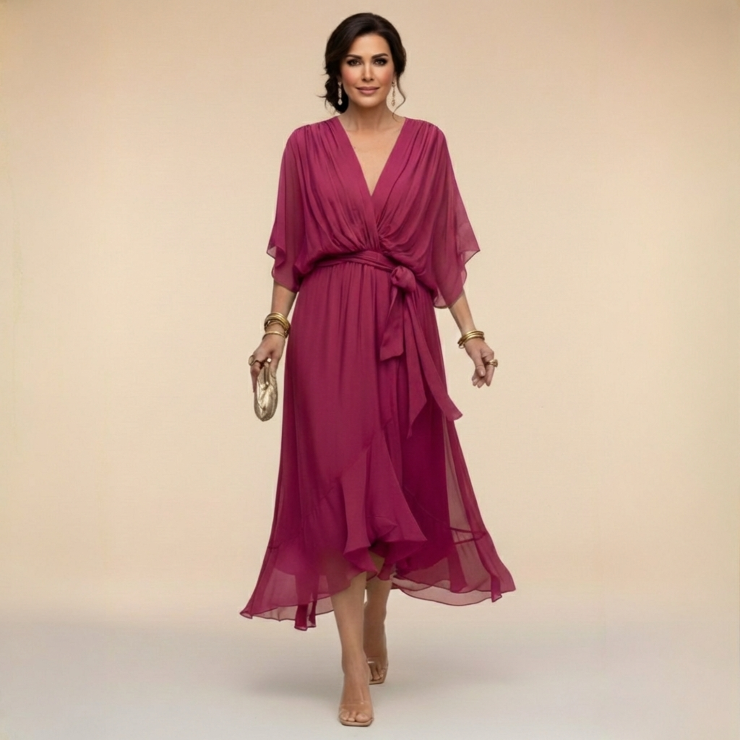 Monica™ | Vestido con escote en V
