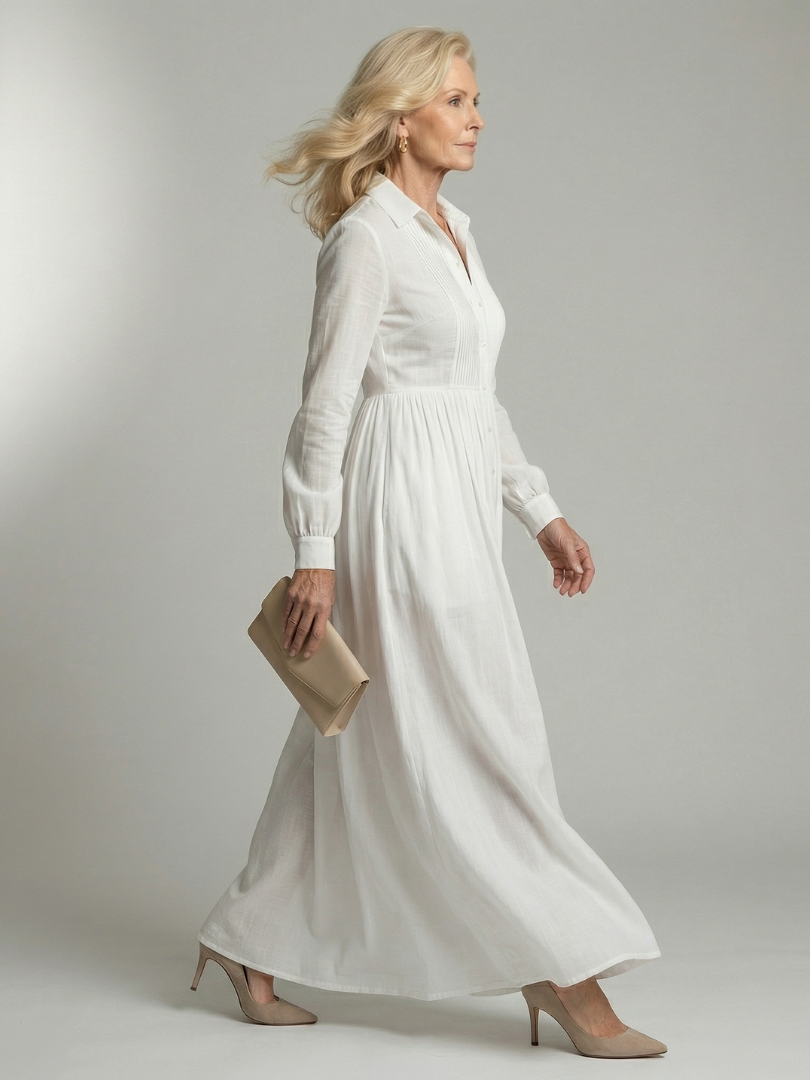 Lioren™ | Vestido Maxi de Caída Suave
