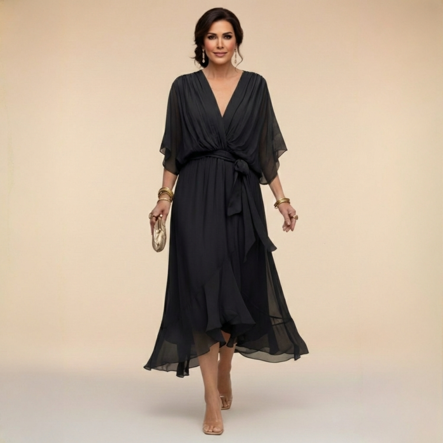 Monica™ | Vestido con escote en V