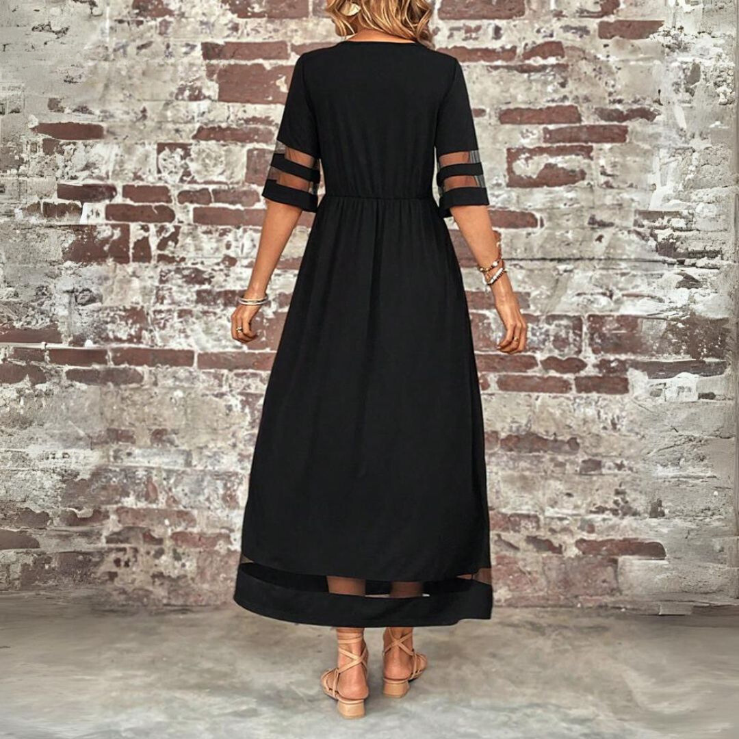 Aubrey™ | Vestido midi que alisa la barriga y favorece la silueta