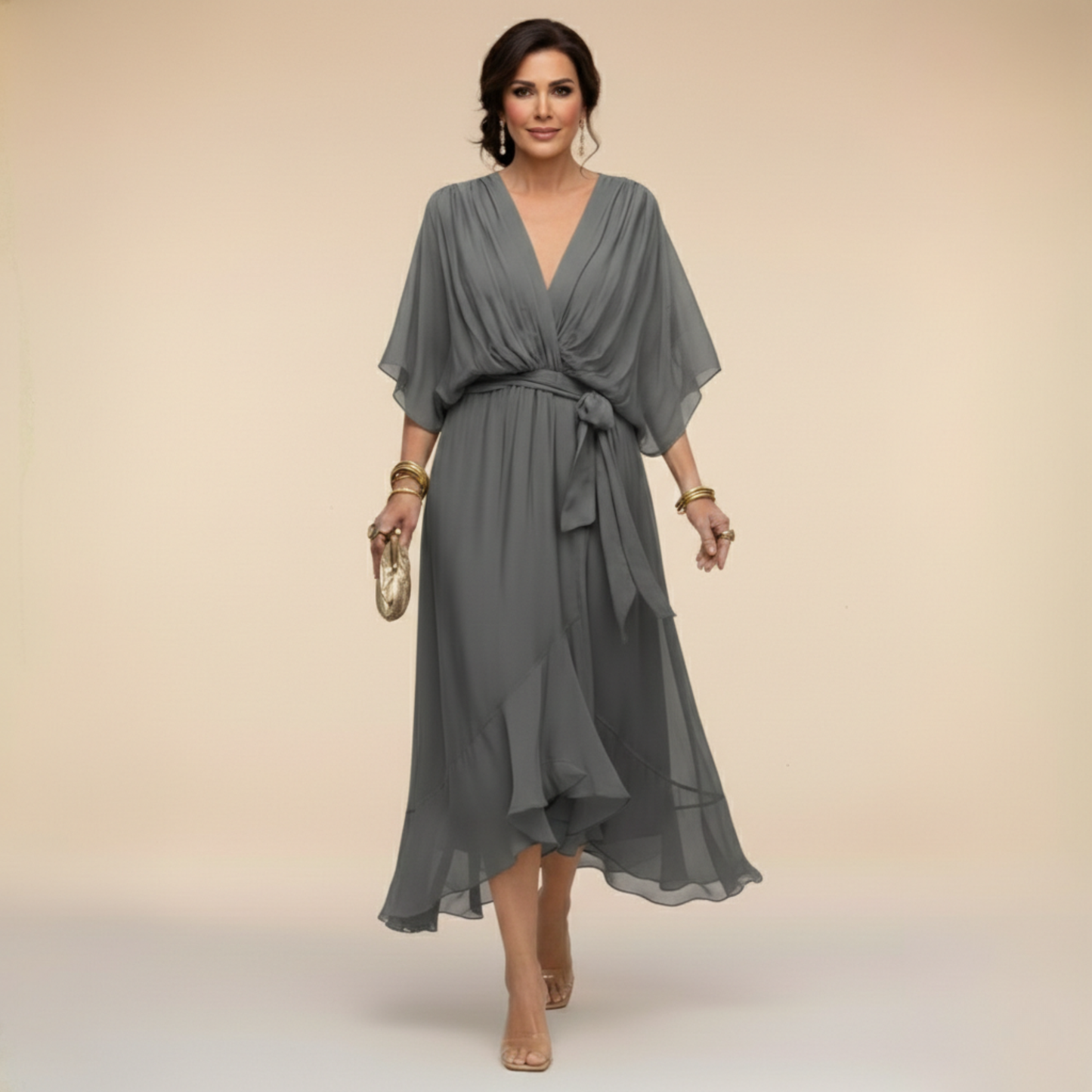 Monica™ | Vestido con escote en V