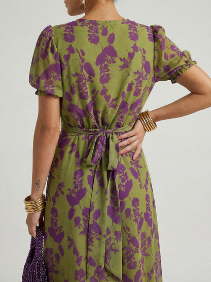 Virel™ | Vestido midi floral relajado