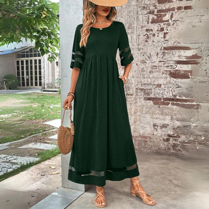 Aubrey™ | Vestido midi que alisa la barriga y favorece la silueta