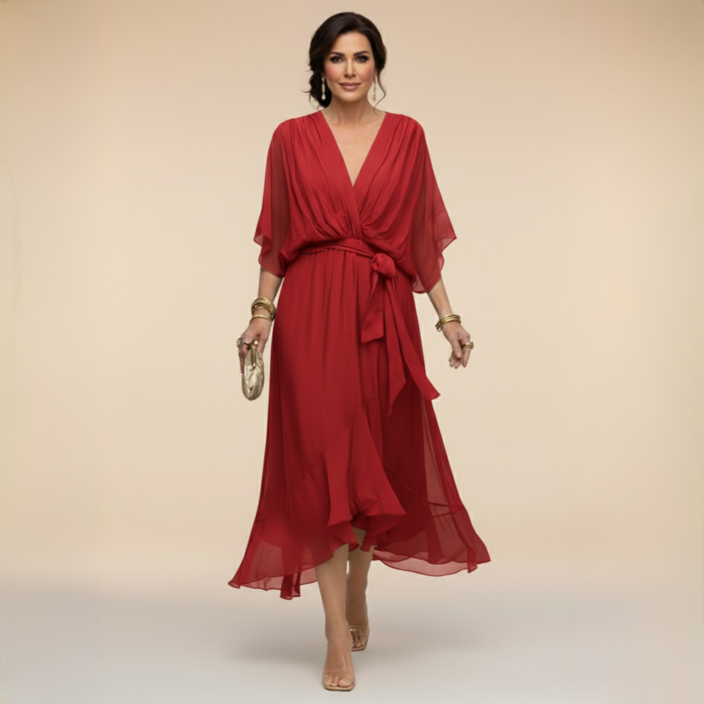 Monica™ | Vestido con escote en V