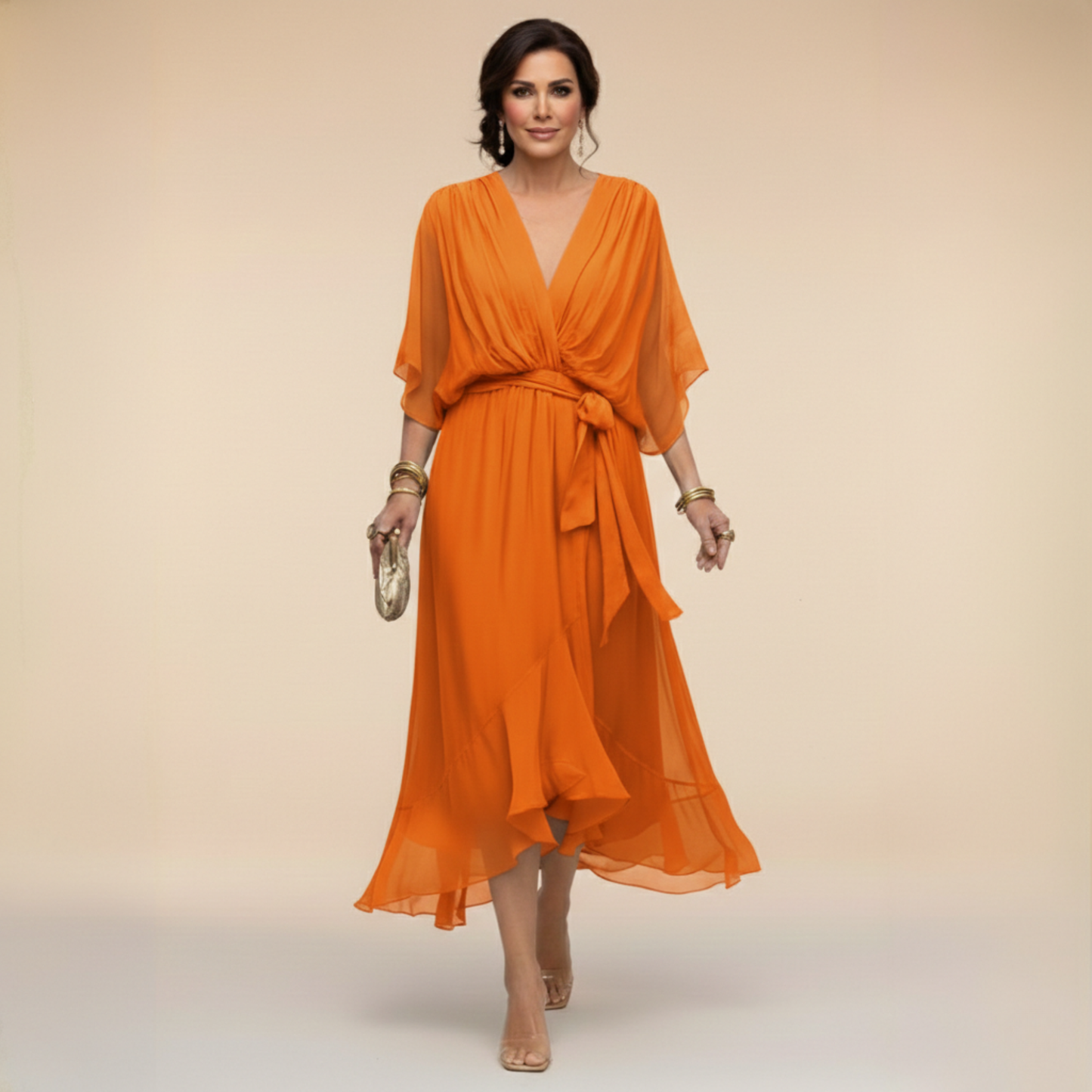 Monica™ | Vestido con escote en V