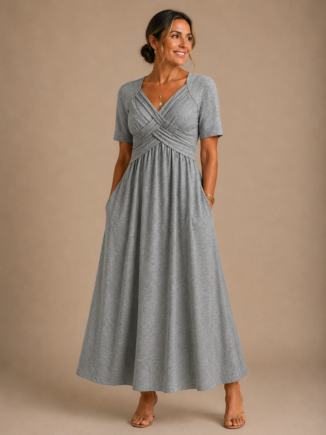 Angeli™ | Vestido midi elegante
