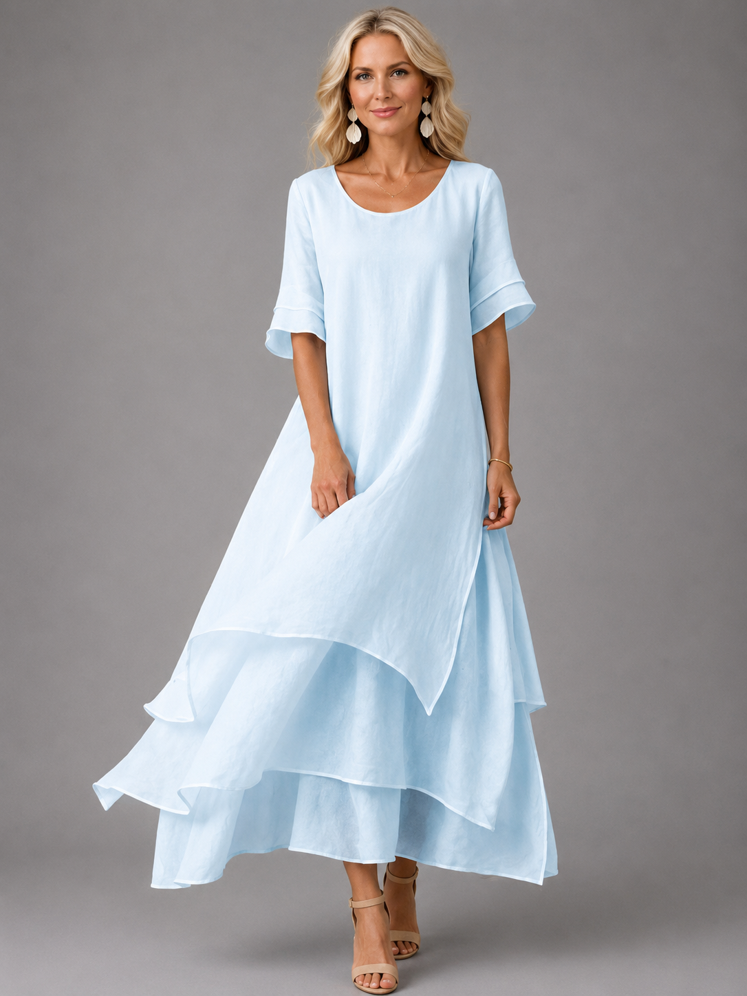 Liora™ | Vestido Maxi de Flujo y Gracia