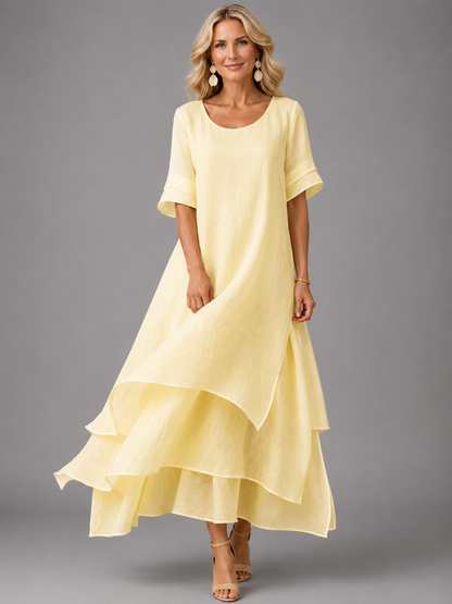 Liora™ | Vestido Maxi de Flujo y Gracia