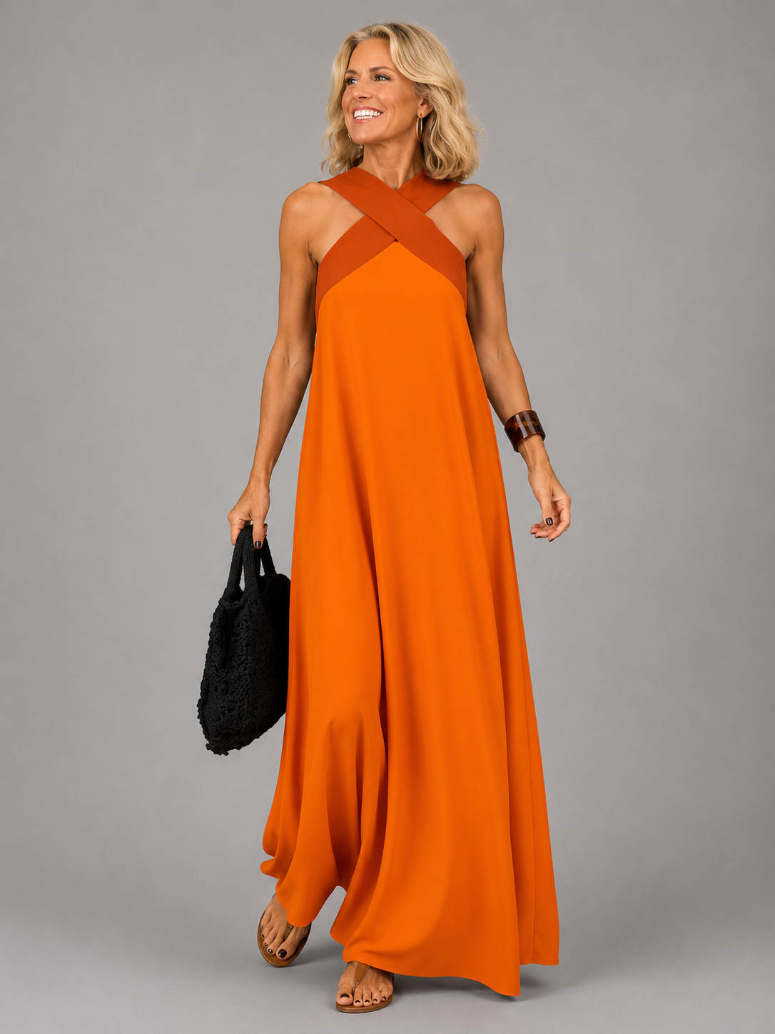 Velora™ | Vestido Maxi de Elegancia Cruzada