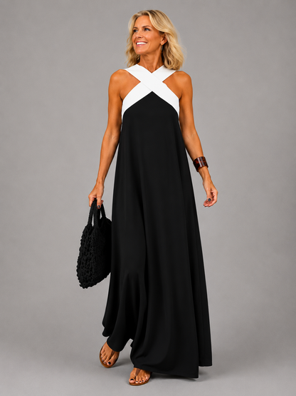 Velora™ | Vestido Maxi de Elegancia Cruzada