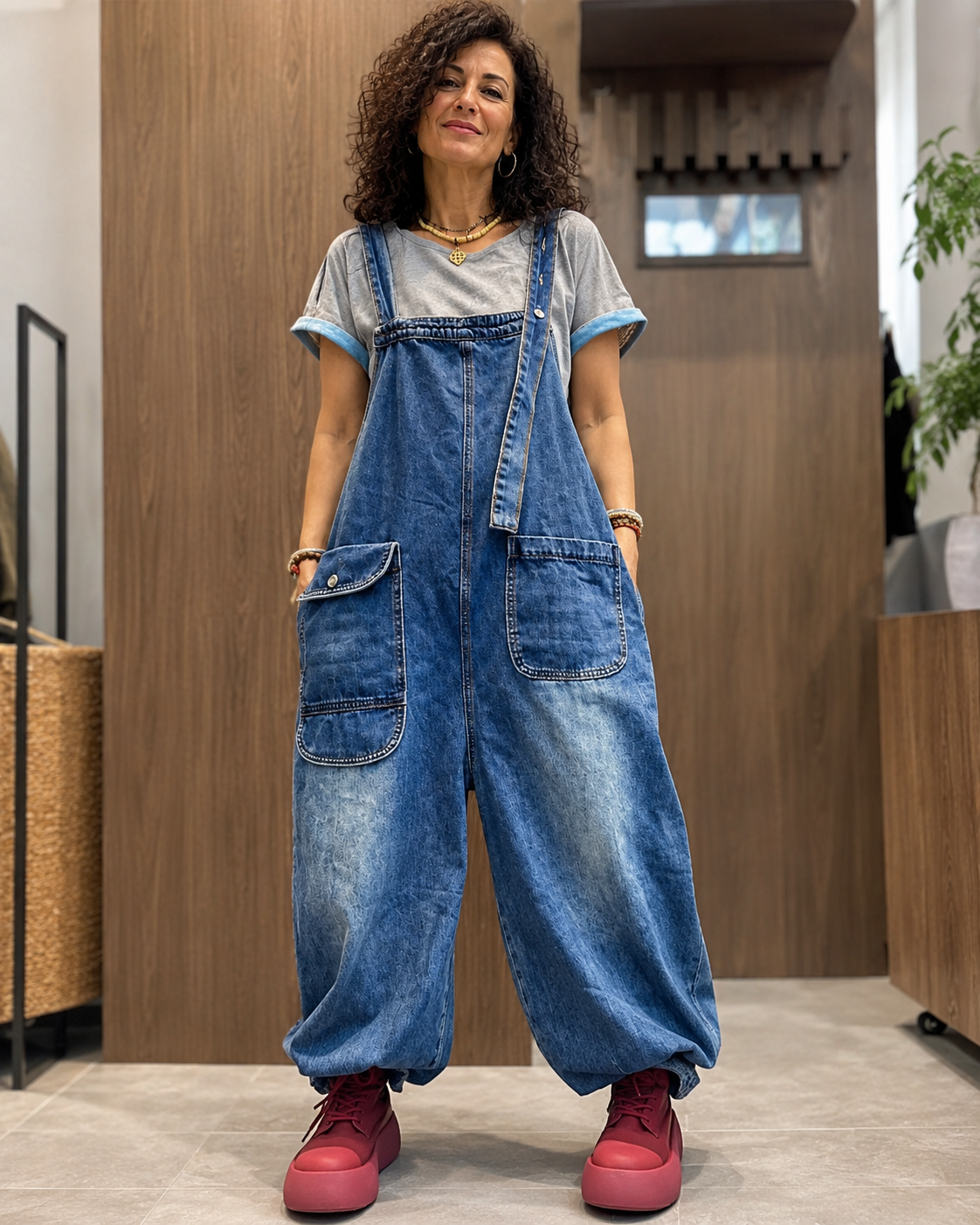 Clara™ | Mono Denim de look casual