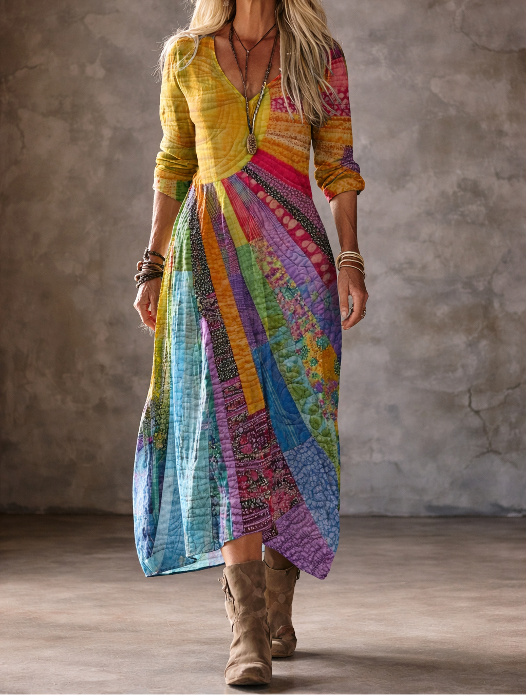 Luna | Vestido bohemio con diseño veraniego