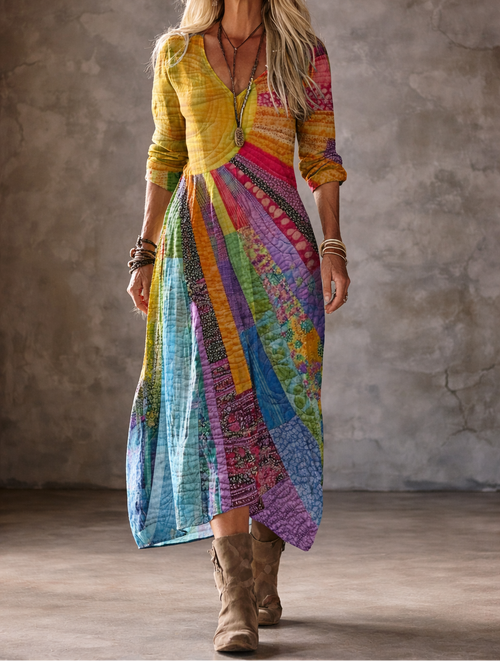 Luna | Vestido bohemio con diseño veraniego