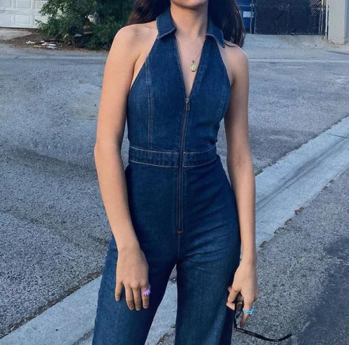 Andrea™ | Mono Denim de mujer elegante