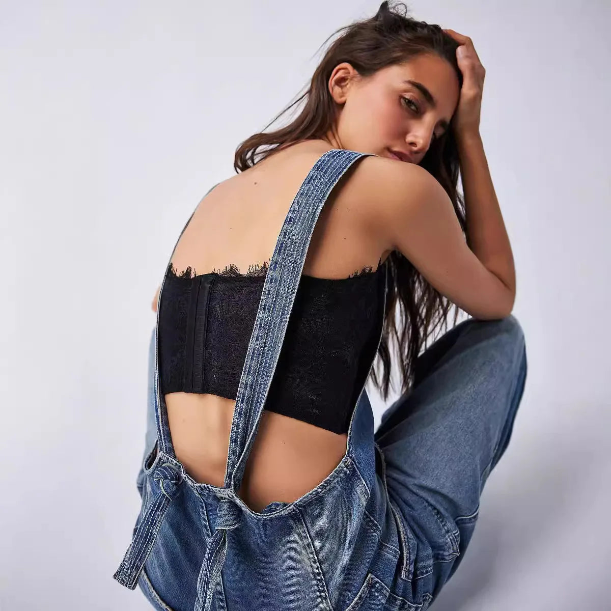 Marta™ | Mono de denim para mujer