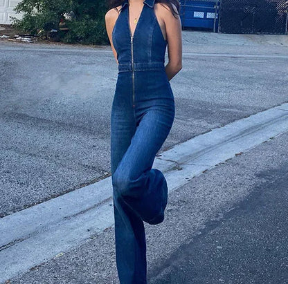 Andrea™ | Mono Denim de mujer elegante