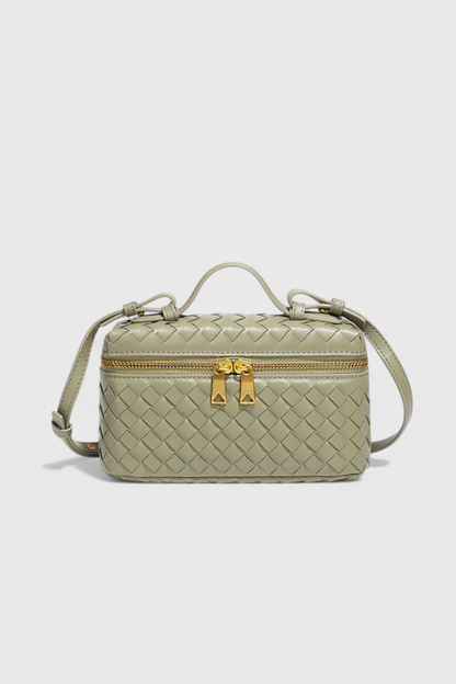 Milla Bolso Mini Woven con Accesorios Dorados