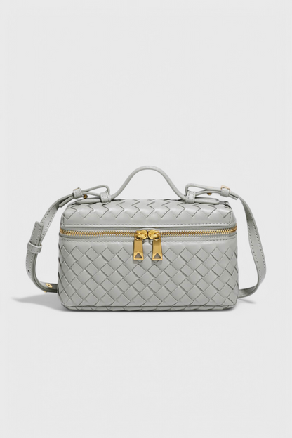 Milla Bolso Mini Woven con Accesorios Dorados
