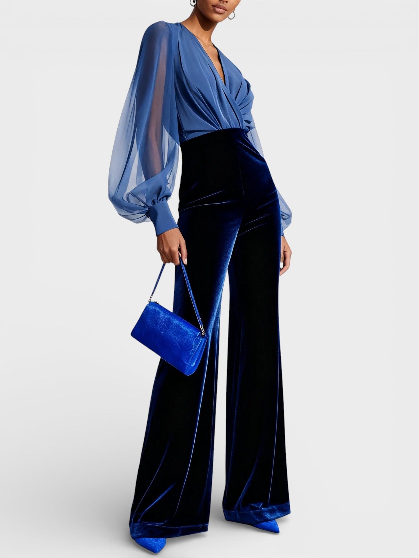 Matilde™ | Mono largo Premium con escote en V