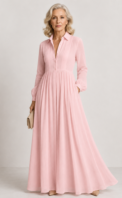 Lioren™ | Vestido Maxi de Caída Suave