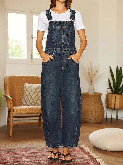 Nora™ | Mono denim para jardinería con bolsillos