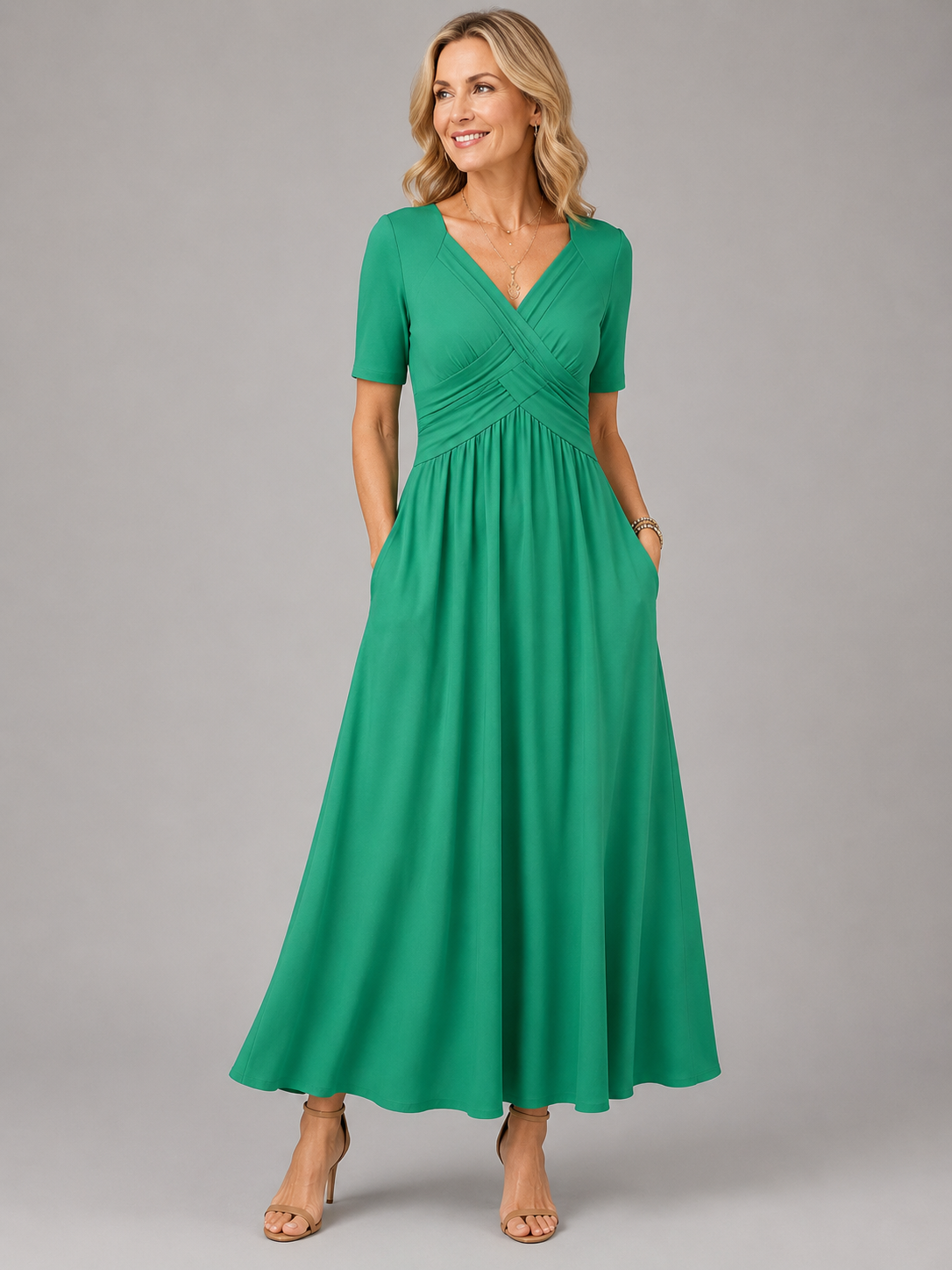 Angeli™ | Vestido midi elegante