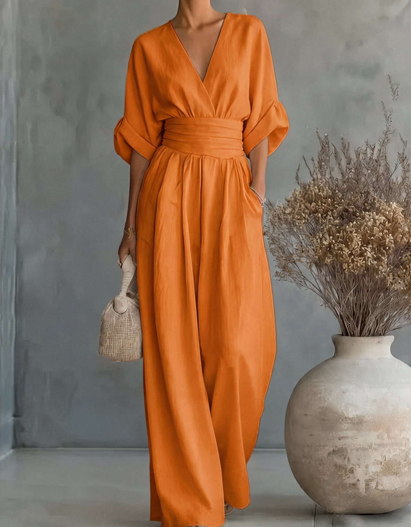 Élise – Mono elegante de caída fluida