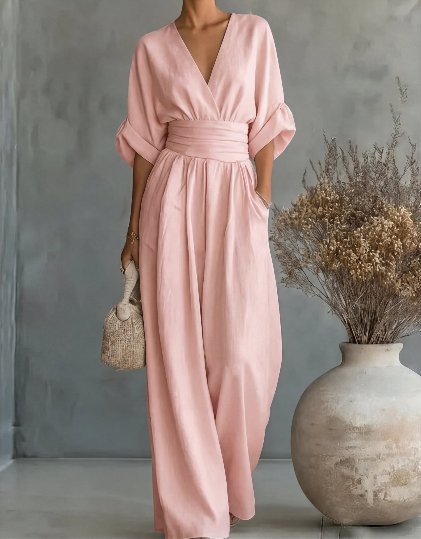 Élise – Mono elegante de caída fluida