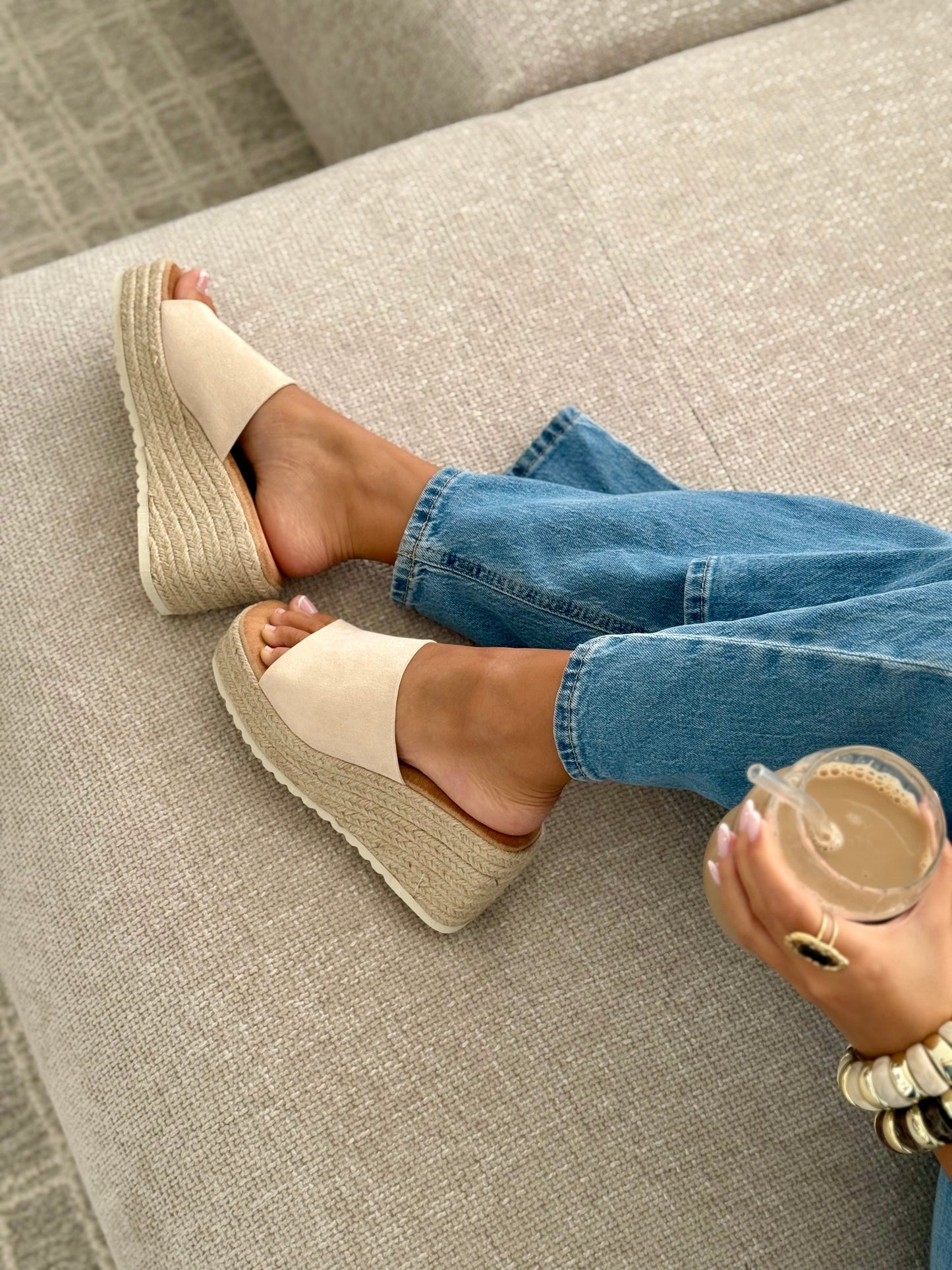 Sandalias «GRETA» BEIGE