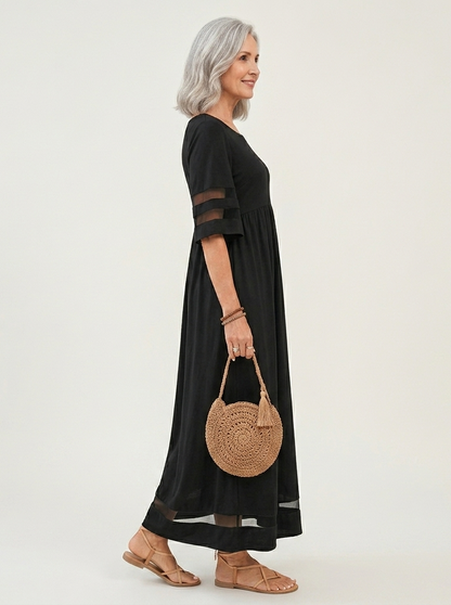Aubrey™ | Vestido midi que alisa la barriga y favorece la silueta