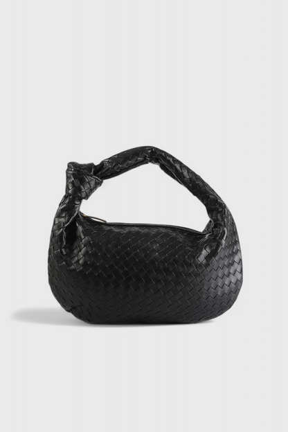 Sage Bolso de Hombro Mediano Tejido