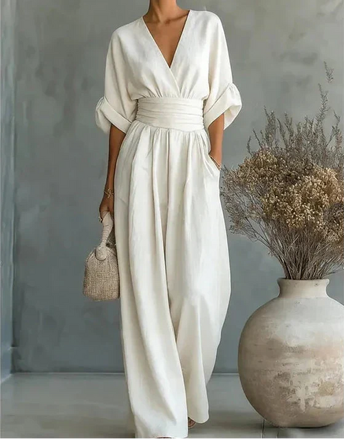 Élise – Mono elegante de caída fluida