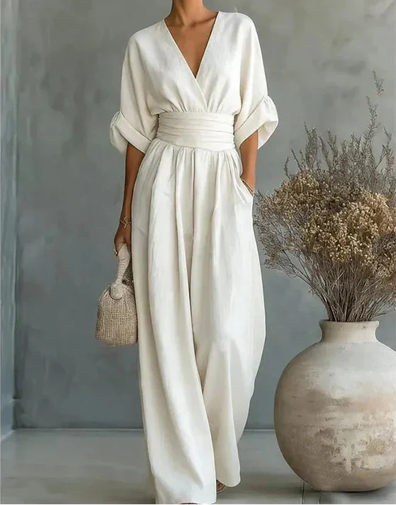 Élise – Mono elegante de caída fluida