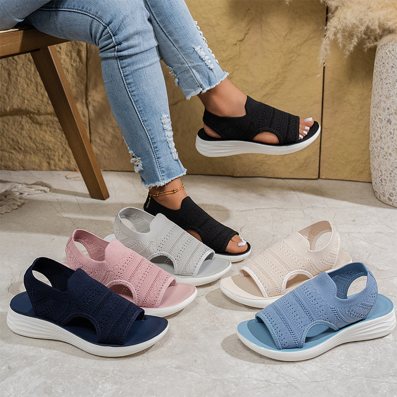 Anne™ | Sandalias con plataforma, hechas de material transpirable para mujeres