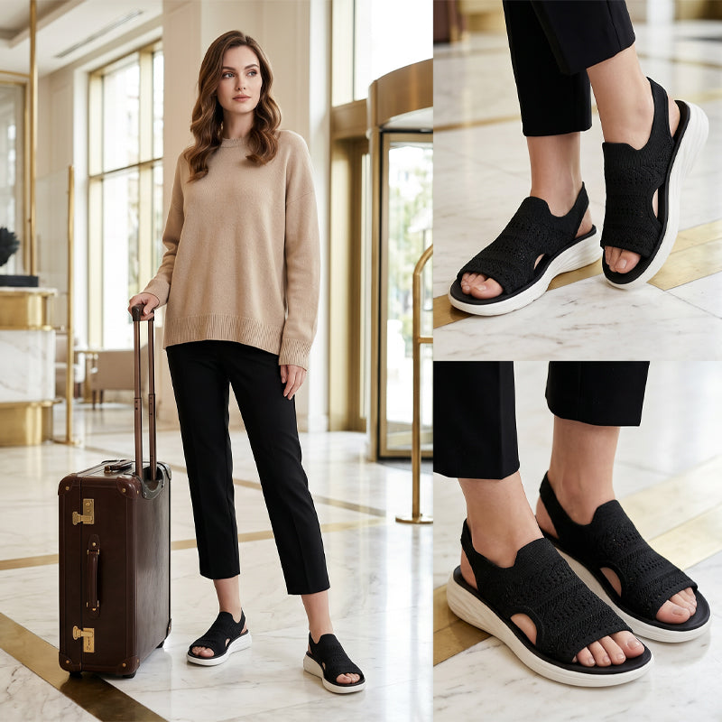 Anne™ | Sandalias con plataforma, hechas de material transpirable para mujeres