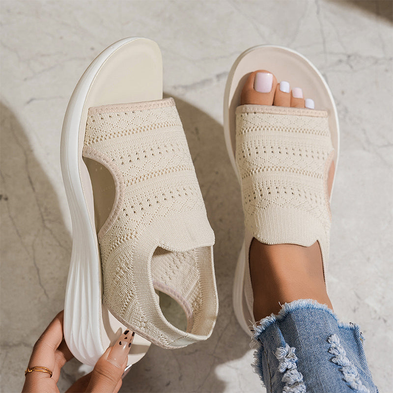 Anne™ | Sandalias con plataforma, hechas de material transpirable para mujeres