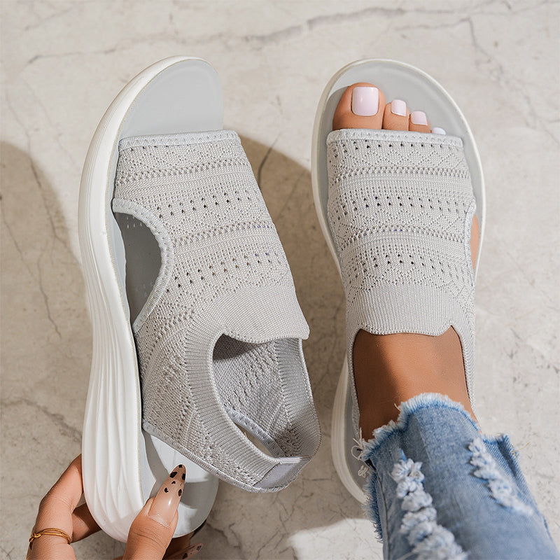 Anne™ | Sandalias con plataforma, hechas de material transpirable para mujeres