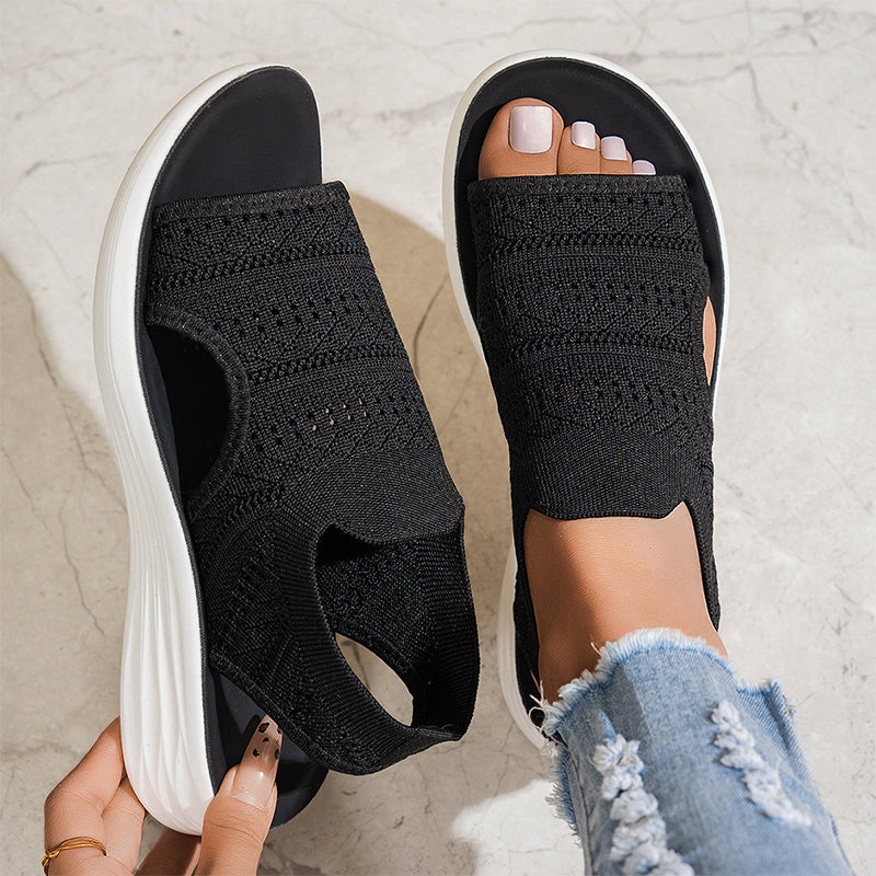 Anne™ | Sandalias con plataforma, hechas de material transpirable para mujeres