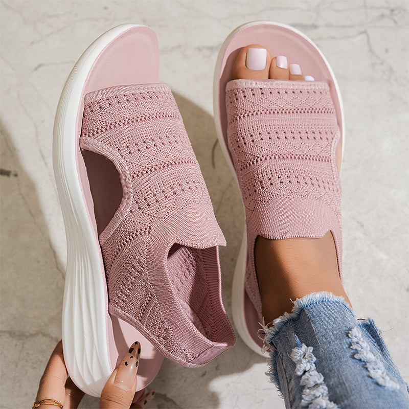 Anne™ | Sandalias con plataforma, hechas de material transpirable para mujeres