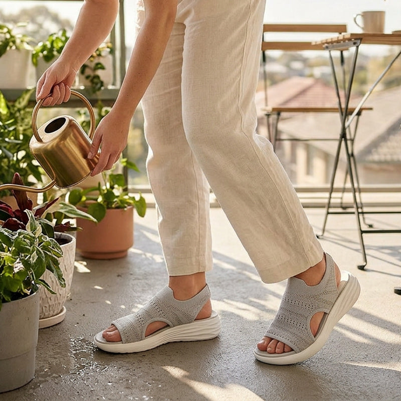 Anne™ | Sandalias con plataforma, hechas de material transpirable para mujeres