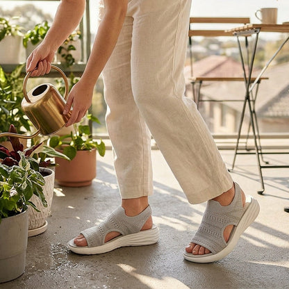 Anne™ | Sandalias con plataforma, hechas de material transpirable para mujeres