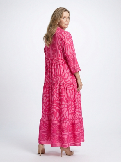 Marielle™ | Vestido Midi con Botones en la Delantera