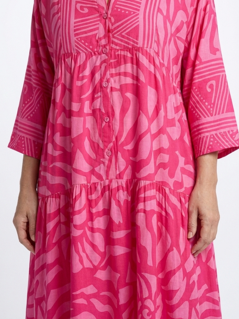 Marielle™ | Vestido Midi con Botones en la Delantera