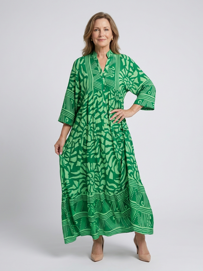 Marielle™ | Vestido Midi con Botones en la Delantera