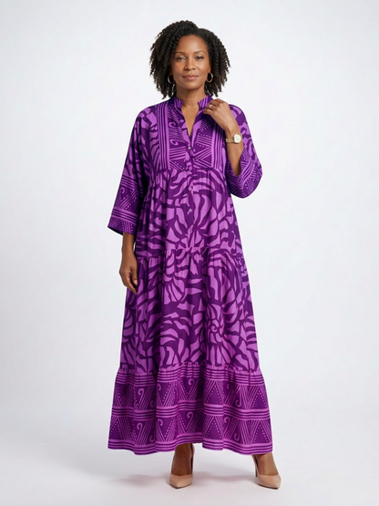 Marielle™ | Vestido Midi con Botones en la Delantera